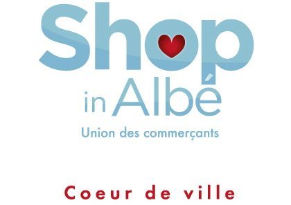 shop in albe, albertville, union des commerçants, logo